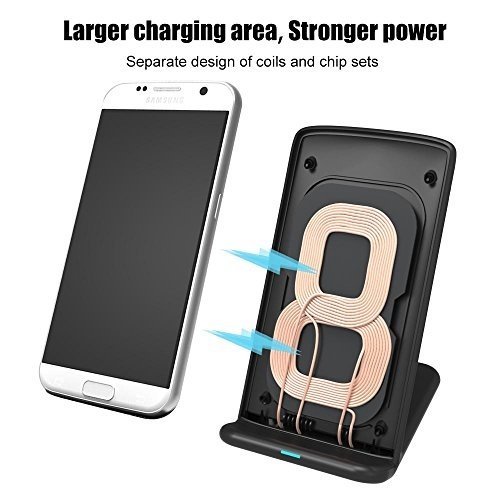 Wireless Charger, ACETEND Kabellos Laden für Samsung S9/S9 Plus/S8/S8 Plus,Note 8, S7/S7 Edge,Qi La