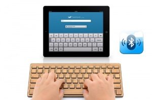 Wireless Keyboard + Maus Bamboo