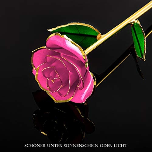 24K Gold Handgefertigte Rose