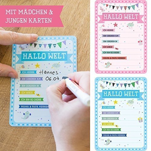 33 traumhafte Meilensteine Baby Cards für das 1. Lebensjahr - Monats-/Wochen-Karten