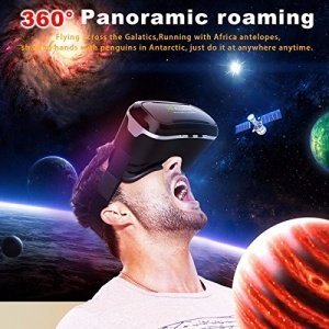 3D VR Headset, ELEGIANT Universal 3D VR Box Brille Einstellbar virtuelle Realität Brille Video Movi