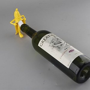 9pig® Mr. Banana Yellow Plastic Wine Stopper Wine Cork Bottle Plug Like a Man/Keep Wine Fresh Barwa