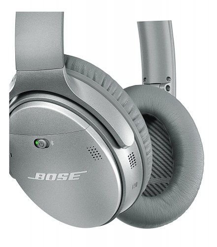 Bose QuietComfort 35 kabellose Kopfhörer silber 