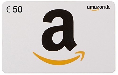 Amazon.de Geschenkgutschein in Geschenkbox - 50 EUR (Lächelnder Weihnachtsmann)