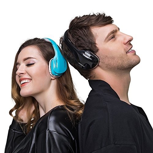 AUSDOM M07 Geschlossener Kopfhörer, Wireless Bluetooth, Bassverstärker, Faltbar, Ultralicht, Wirel