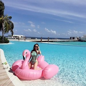 Aufblasbarer Flamingo Luftmatratzen, Float-Spielzeug, Pool schwimmen, Pool Float Halterungen, PVC-au
