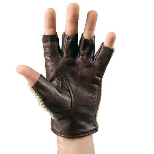 Autofahrer Handschuhe Auto Fahrerhandschuhe Retro Vintage Lammleder Leder Braun