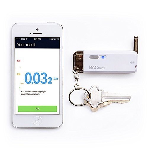 BACTRACK VIO Smartphone Schlüsselanhänger Alkoholtester für iPhone und Android Geräte