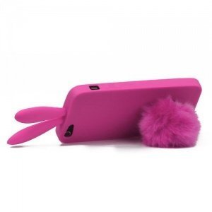iPhone 5 S 5S "Bunny Bim" Silikoncase rosa pink