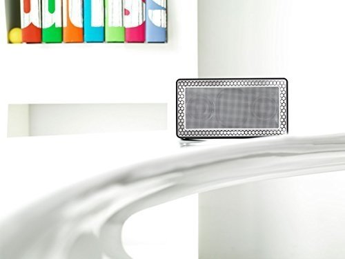 Bowers & Wilkins T7 mobiler Bluetooth-Lautsprecher, ausgezeichnete Basswiedergabe, Schwarz