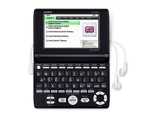 Casio EX-Word EW-G6600C Elektronisches Wörterbücher für Deutsch, Englisch, Französisch und Spani