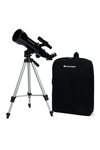 Celestron TravelScope 70 Teleskop 70/400 Reiseteleskop mit praktischem Rucksack und leichtem Alumini