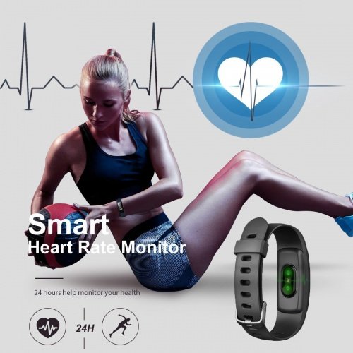 Chianruey Fitness Tracker mit Herzfrequenz