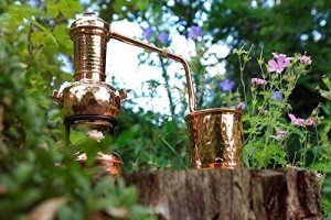 CopperGarden® Destille Arabia 0,5 Liter mit Zubehör - legal Schnapsbrennen und ätherische Öle he