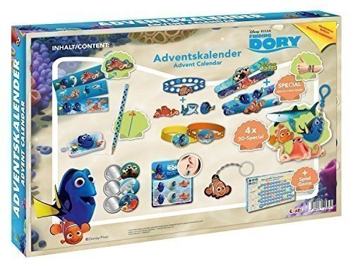 Craze 53974 - Adventskalender Disney Pixar Finding Dory, sortiert, bunt