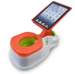 CTA Digital iPotty 2-in-1-Töpfchen mit iPad-Halterung