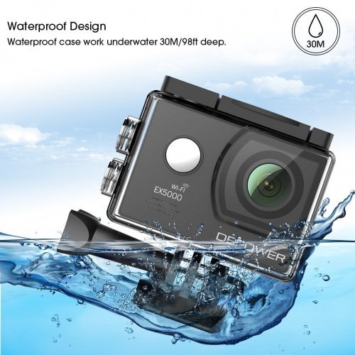 DBPOWER EX5000 Action Cam Wifi Unterwasserkamera 1080P