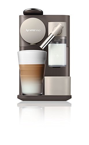 DeLonghi EN 500.BW Kaffeekapselmaschine Lattissima One mit unterschiedlichen Nespresso Kapseln, 1 L,