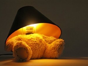 Die Teddybär-Lampe für das Schlafzimmer