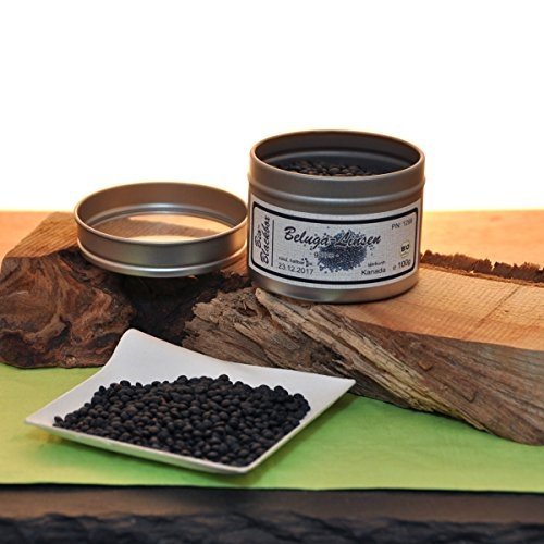 direct friendly Bio Blackbox Geschenkset, Black Foods und Superfoods mit Beluga Linsen, Schwarzkümm