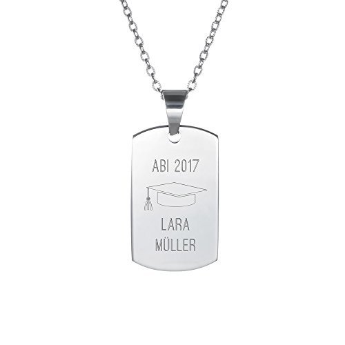 Dog Tag mit Gravur zur Abitur