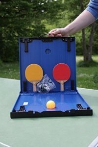 Donic-Schildkröt TT-Minitisch Mini Tischtennis-Set, Blau, 370 x 358 x 60 cm