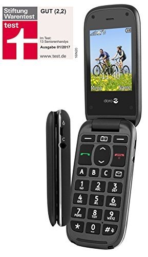 Doro PhoneEasy 613 Mobiltelefon im eleganten Klappdesign (2 Megapixel Kamera, große Tasten und Disp