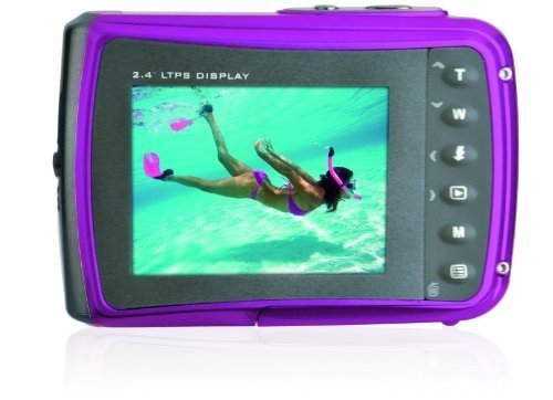 Easypix W1024 Splash Digitalkamera (10 Megapixel, 4-fach digitaler Zoom, 6,1 cm (2,4 Zoll) Display) 