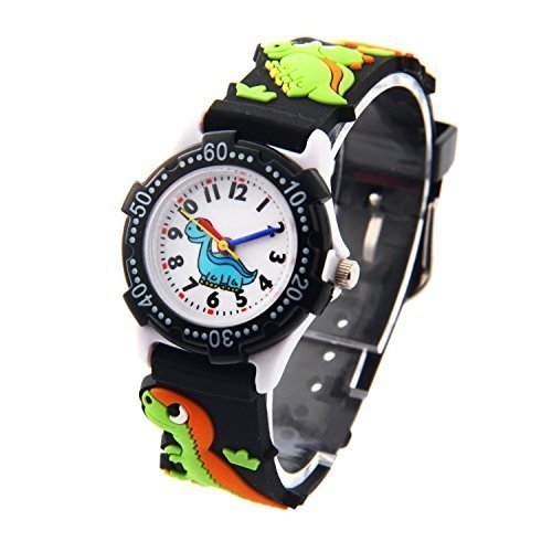 Eleoption Wasserdicht 3D Cute Cartoon Digital Armbanduhr