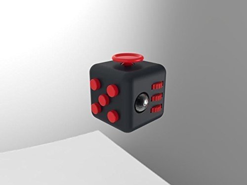 Enty Fidget Cube 2017 - Designed in Germany - Original (schwarz-rot)