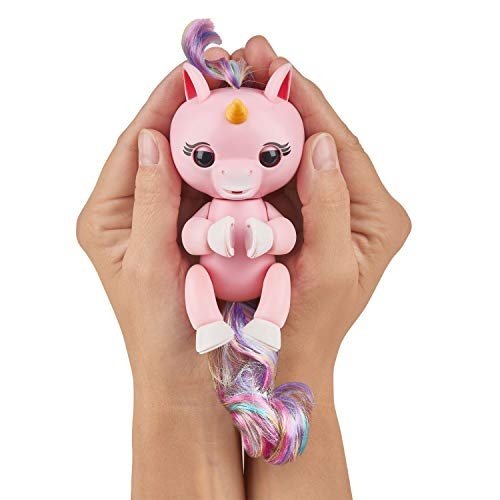 Fingerlings Einhorn rose mit Regenbogenmähne