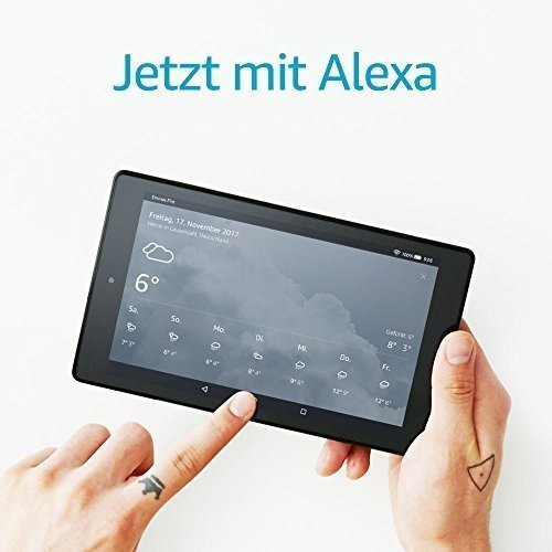 Fire HD 8-Tablet mit Alexa, 20,3 cm (8 Zoll) HD Display, 16 GB (Schwarz), mit Spezialangeboten