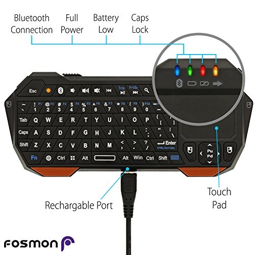 Fosmon Mini-Bluetooth-Tastatur