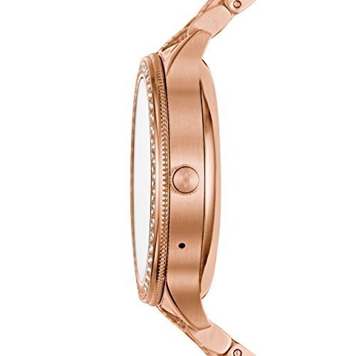 Fossil Damen Smartwatch Q Venture 3. Generation - Edelstahl - Roségold / Stylische Uhr mit Smartfun