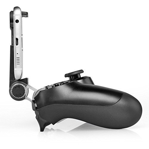 GAMINGER Clip Halterung für Smartphones wie Iphone Samsung Galaxy HTC Huawei LG für PlayStation 4 