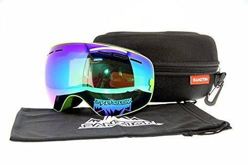 GANZTON Skibrille Snowboard Brille Doppel-Objektiv UV-Schutz Anti-Fog Skibrille Für Damen Und Herre
