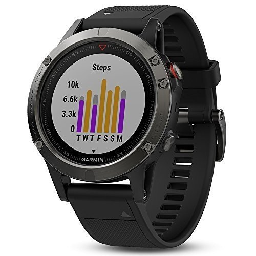 Garmin fēnix 5 GPS-Multisport-Smartwatch - 24/7 Herzfrequenzmessung am Handgelenk, zahlreiche Sport