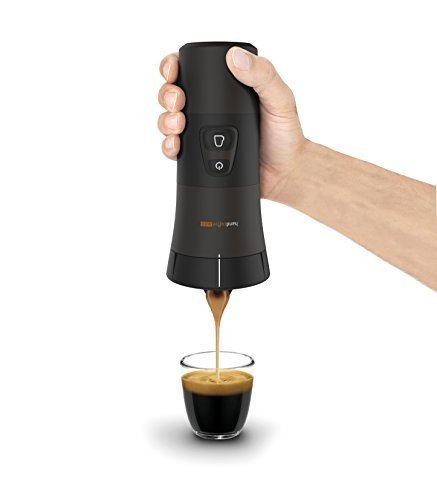Handpresso 48264 - Handcoffee Auto 12 Volt in schwarz für Kaffeepads aller Marken - auch an einer S