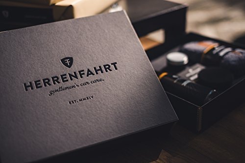 HERRENFAHRT Premium Autopflege - Probe-Box (Hybridwachs mit Langzeitschutz, Extremer Tiefenglanz, in