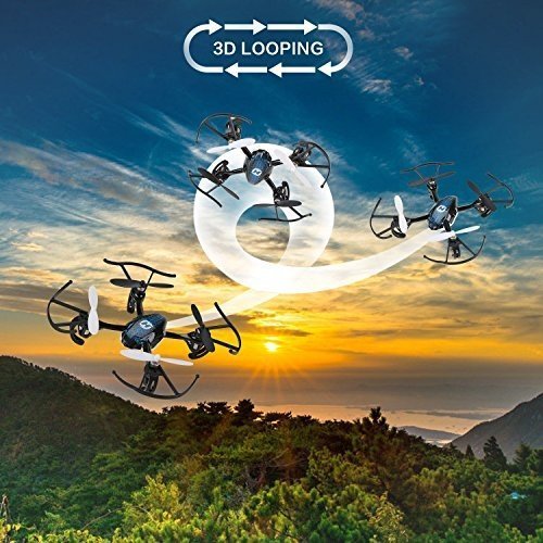 Holy Stone Mini Drohne HS170 RC Quadrocopter 2.4GHz 6-Achsen-Gyro Helicopter ferngesteuert mit Fernb