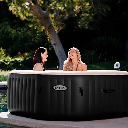 Intex 28454 Pure SPA 79 Zoll Octagon - Bubble, Jet und Salzwassersystem