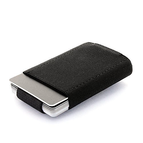 JAIMIE JACOBS Nano Boy Mini Wallet mit Zugband Mini Geldbörse aus Textil, kleiner Geldbeutel, Slim 