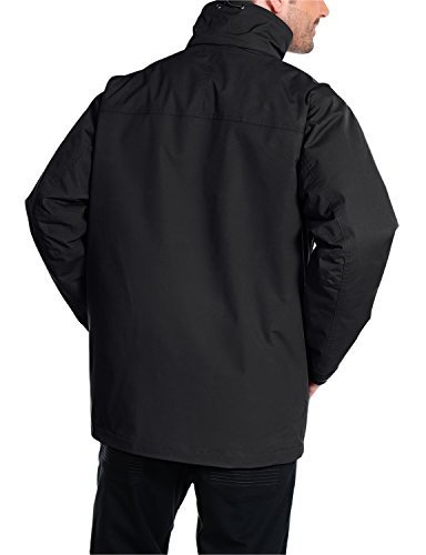 Jack Wolfskin Herren Wetterschutzjacke Wattiert North Country, black, S, 1102294-6000002