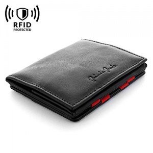 Jaimie Jacobs Magic Wallet mit Kleingeldfach und RFID-Schutz "Flap Boy" - das Original - für Herren