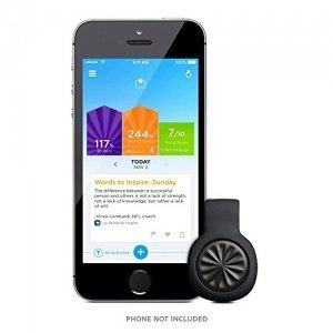 Jawbone UP Move Bluetooth-Aktivitäts/Schlaftracker mit Clip und Armband schwarz für iOS/Android