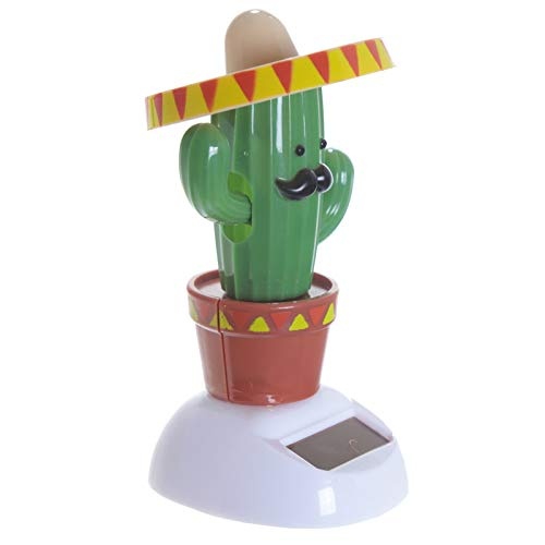 Kaktus mit Sombrero Solarfigur