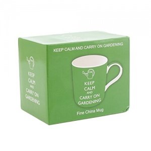 Keep calm and carry on gardening Tasse