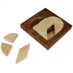 Kleines Herz Puzzle aus Holz