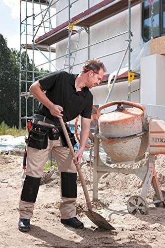 kwb 2-teilige Werkzeugtasche 906810 (aus Leder, mit Messertasche, Nageltasche, Hammerhalter und Gür