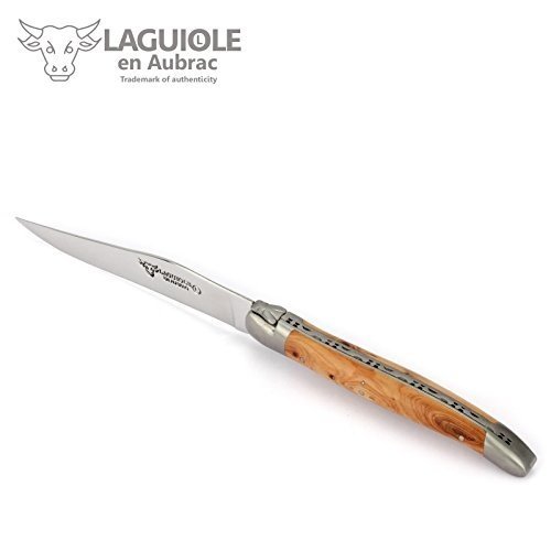 Laguiole original Steakmesser Griffschalen Wacholder